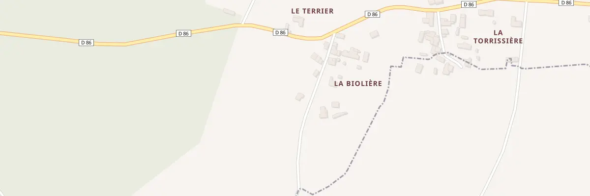 Plan du 6 La Biolière à La Chapelle-Moulière