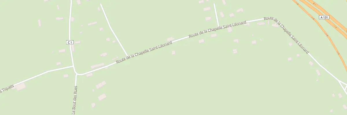 Plan du 408 Rte de la Chapelle St Leonard à Saint-Aubin-sur-Quillebeuf