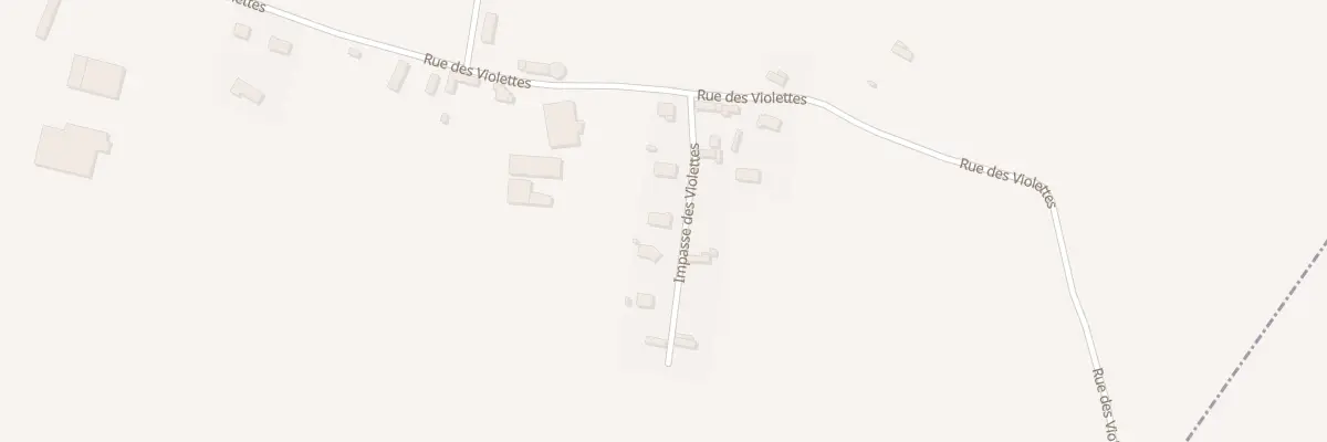 Plan du 8 Imp des Violettes à Theuville-aux-Maillots