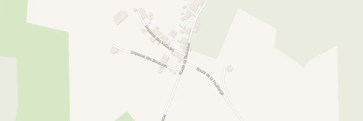 Plan du 26 Rte de Beaussac à Montembœuf
