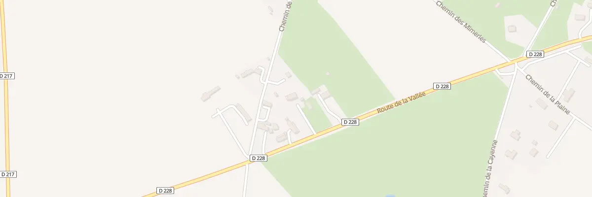 Plan du 324 Rte de la Vallee à Hattenville