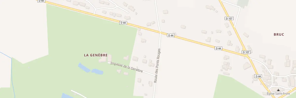 Plan du 50 Imp de la Genèbre à Grignols