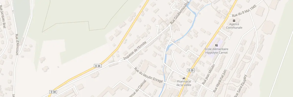 Plan du 28 Rue Goubermoulins à Lillebonne