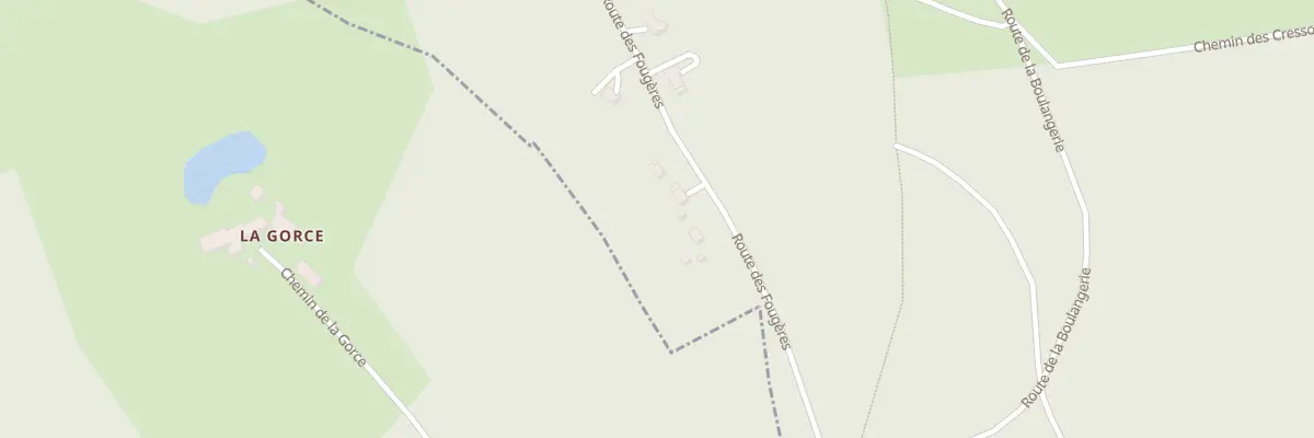 Plan du 14 Rte des Fougères à Jaure
