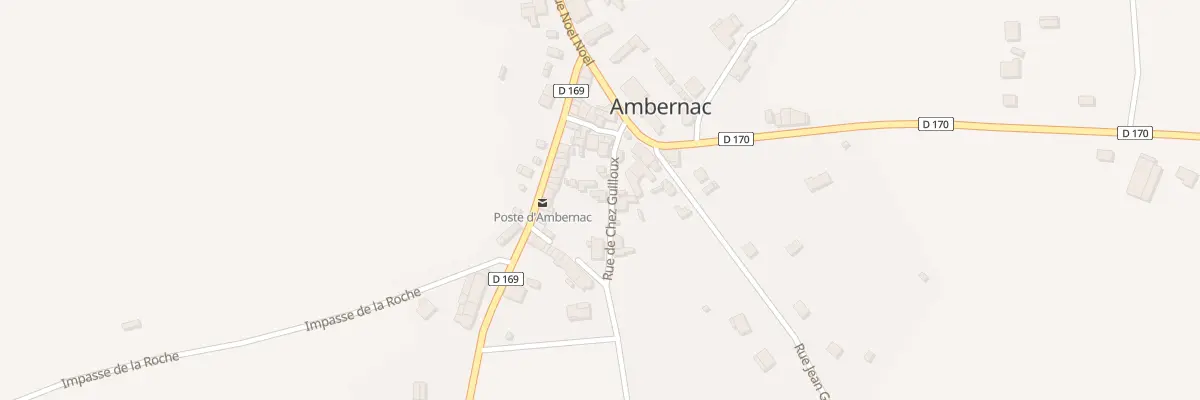 Plan du 6 Rue de Chez Guilloux à Ambernac