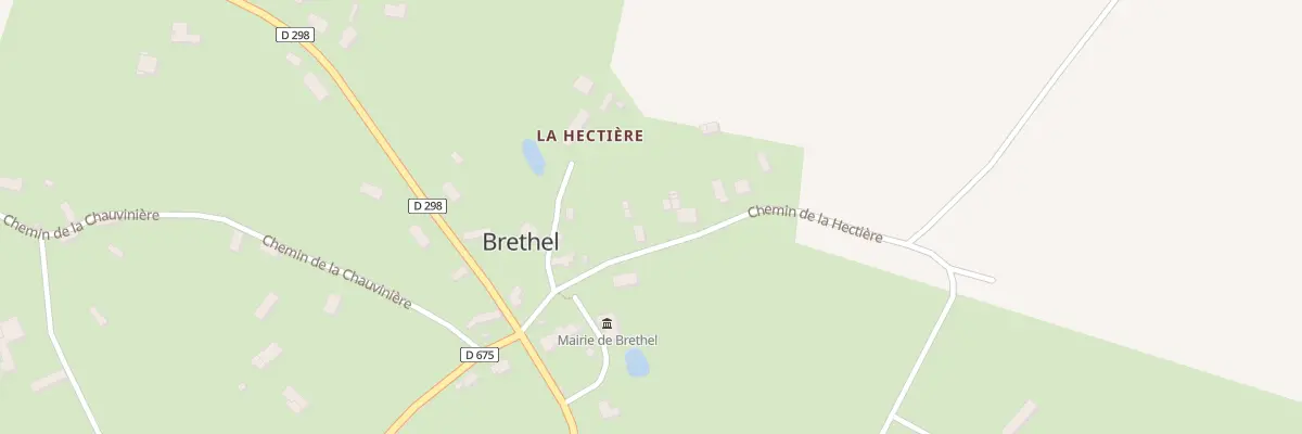 Plan du 12 Che de la Hectière à Brethel