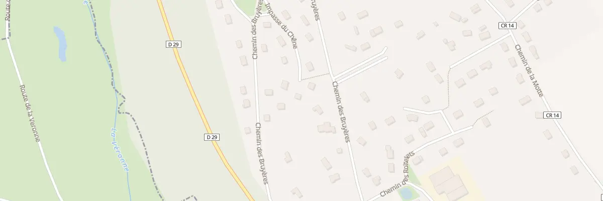 Plan du 8 Imp du Chêne à Campigny