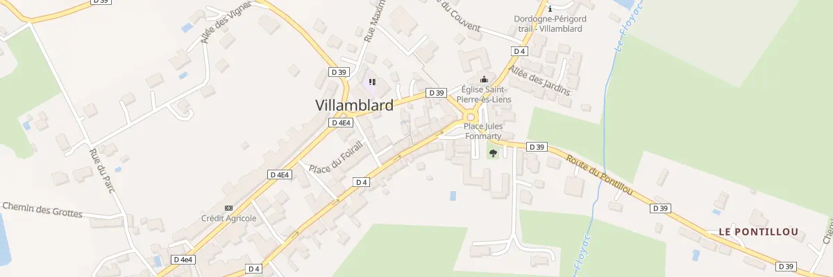 Plan du 59 Rue Gabriel Reymond à Villamblard