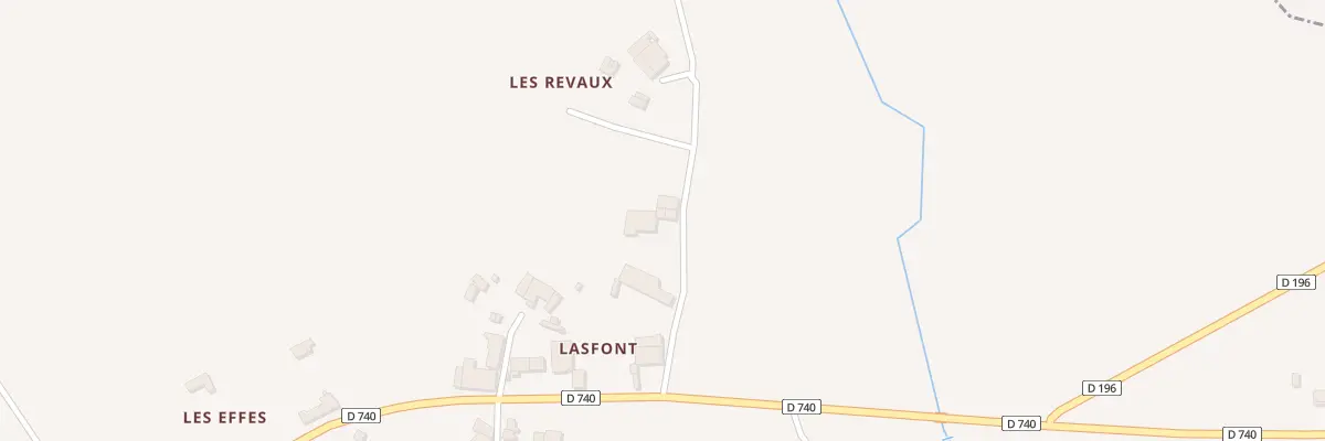 Plan du 5173 Lasfont à Alloue