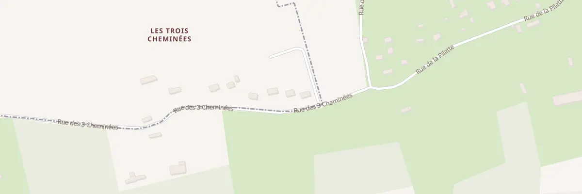Plan du 710 Rue des Trois Cheminees à Saint-Martin-du-Tilleul