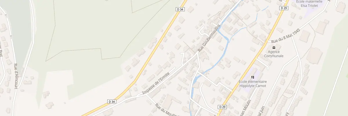 Plan du 1 Rue Goubermoulins à Lillebonne