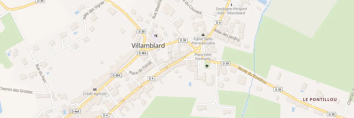 Plan du 61 Rue Gabriel Reymond à Villamblard