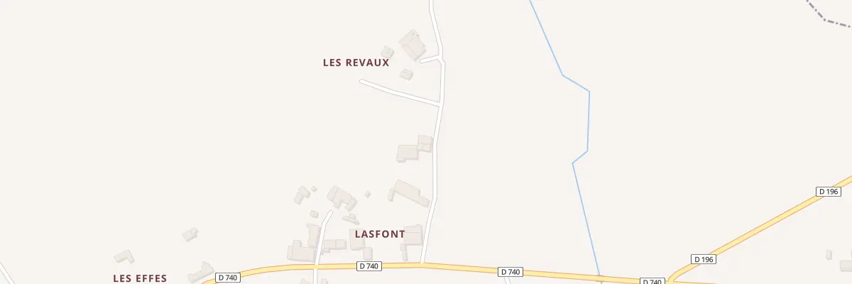 Plan du 31 Lasfont à Alloue