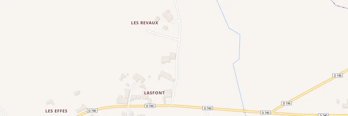 Plan du 29 Lasfont à Alloue