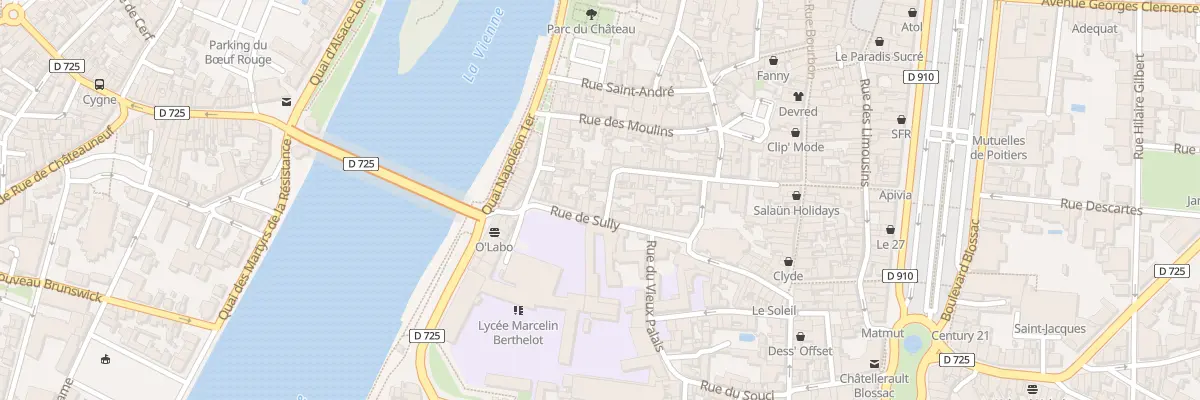 Plan du 5 Rue Cygne Saint-Jacques à Châtellerault