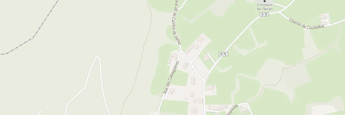 Plan du 5005 Las Castagneres à Tibiran-Jaunac