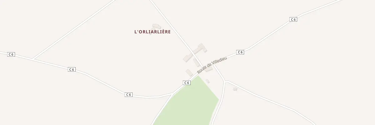 Plan du 26 L’Orliarliere à Marçon