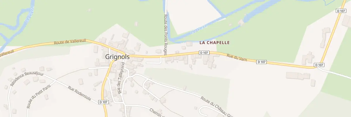 Plan du 148 Rue du Vern à Grignols