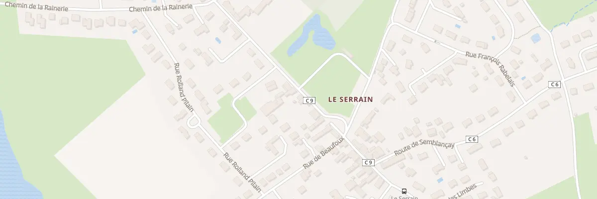 Plan du 43 Rue de la Voie Romaine à Semblançay