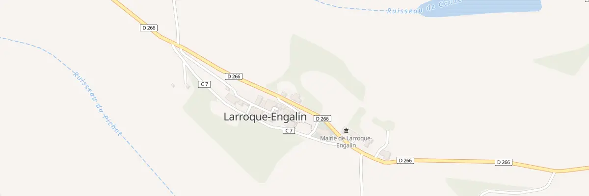 Plan du 5015 Au Village à Larroque-Engalin