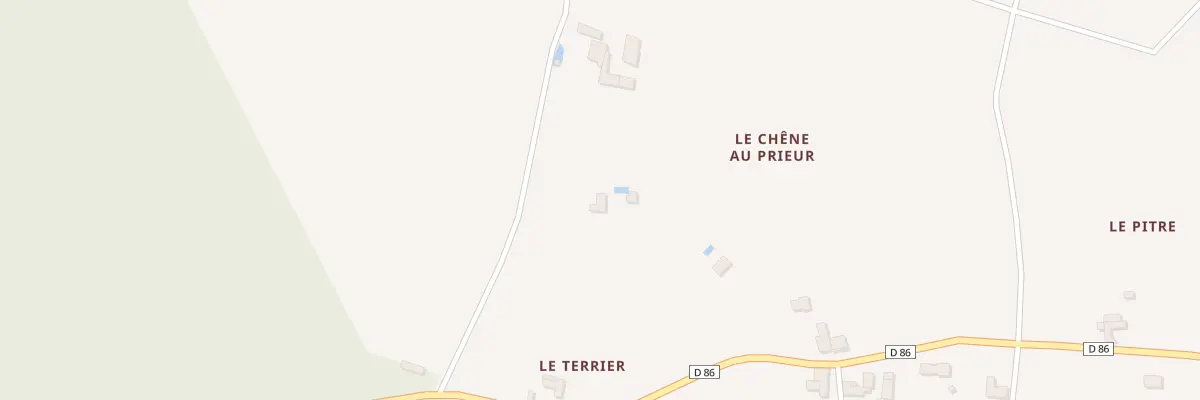 Plan du 11 Le Chêne au Prieur à La Chapelle-Moulière