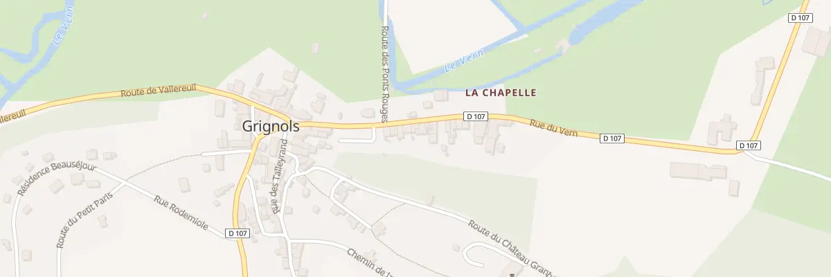 Plan du 156 Rue du Vern à Grignols