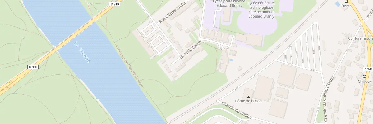Plan du 14 Rue Élie Cartan à Châtellerault