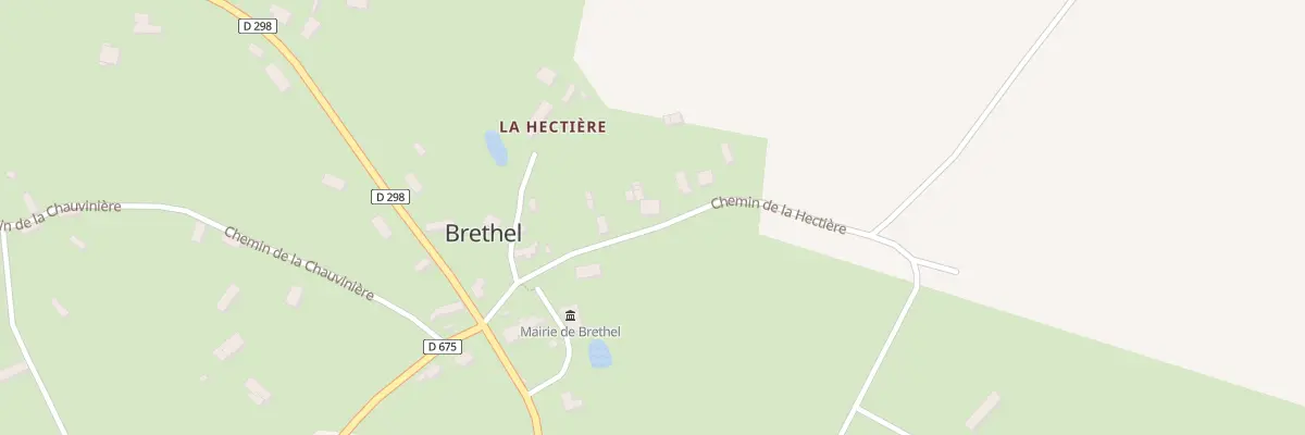 Plan du 24 La Hectiere à Brethel