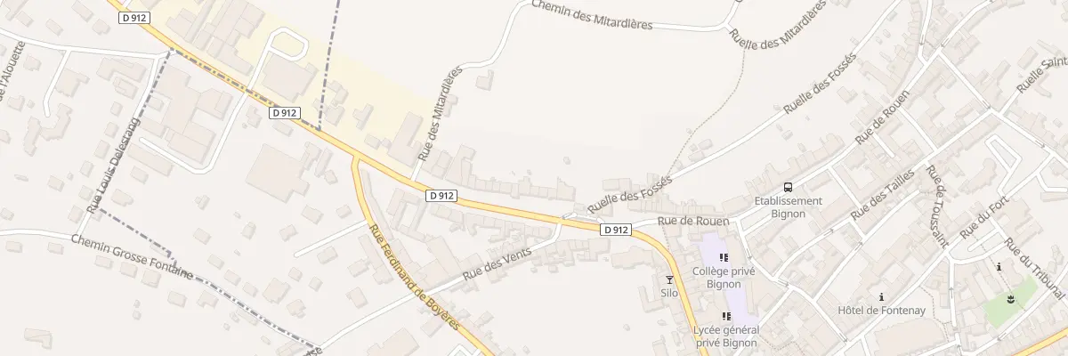 Plan du 24 Rue du Faubourg Saint Eloi à Mortagne-au-Perche