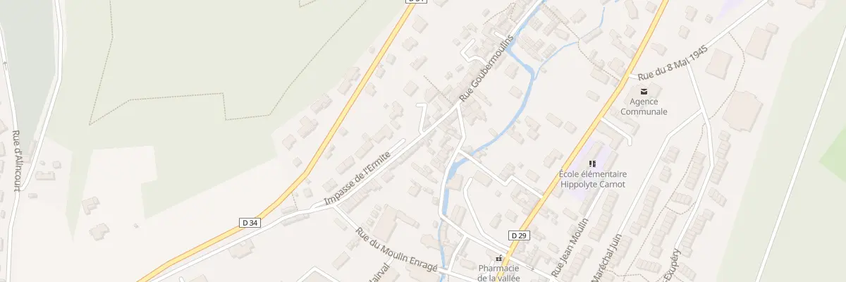 Plan du 44 Rue Goubermoulins à Lillebonne