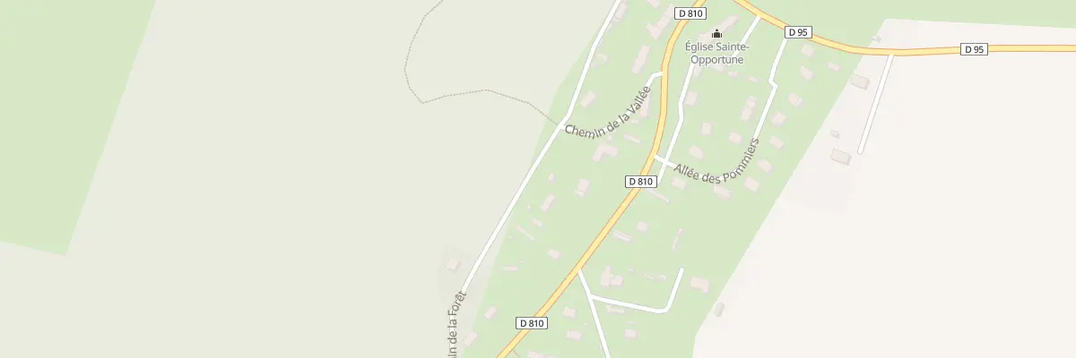 Plan du 115 Che de la Vallée à Sainte-Opportune-la-Mare