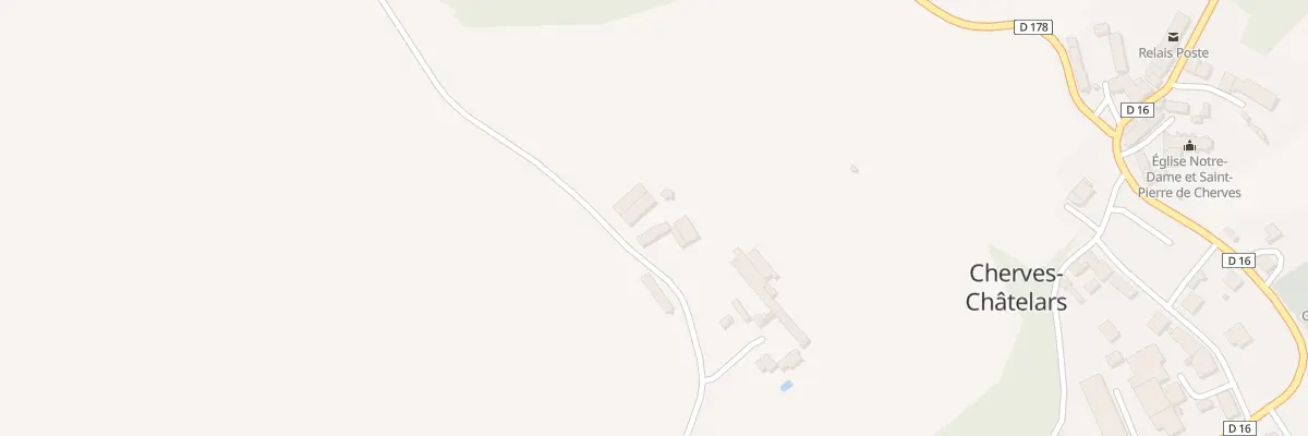 Plan du 5225 Saint Pierre à Cherves-Châtelars