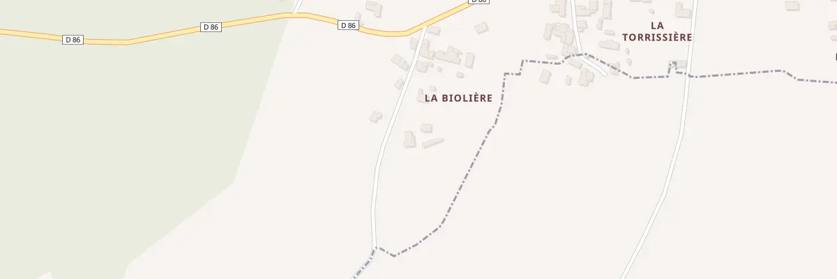 Plan du 11 La Biolière à La Chapelle-Moulière