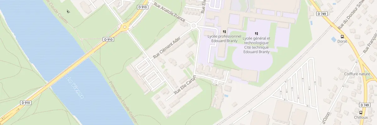 Plan du 13 Rue Élie Cartan à Châtellerault