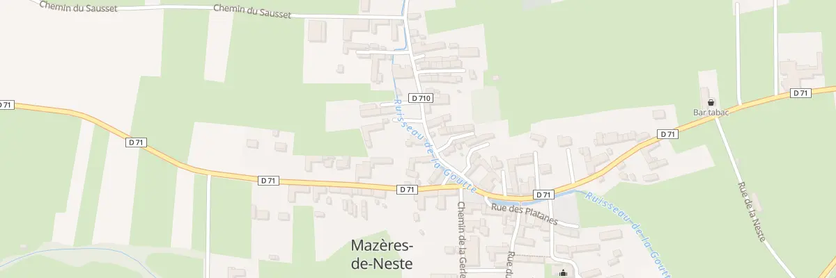 Plan du 3 Rue du Cap de la Bielle à Mazères-de-Neste