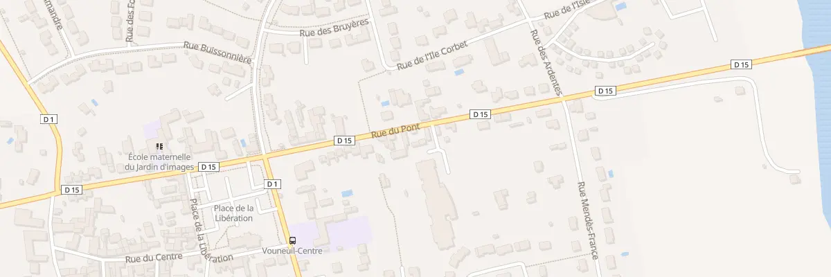 Plan du 12 Rue du Pont à Vouneuil-sur-Vienne
