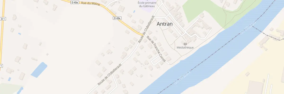 Plan du 5032 Rte de Châtellerault à Antran