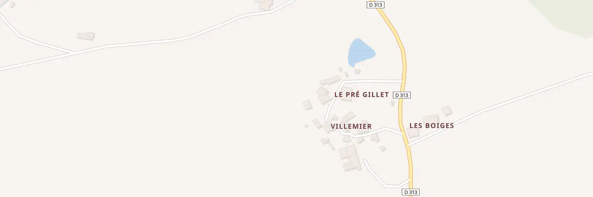 Plan du 6 Villemier à Alloue