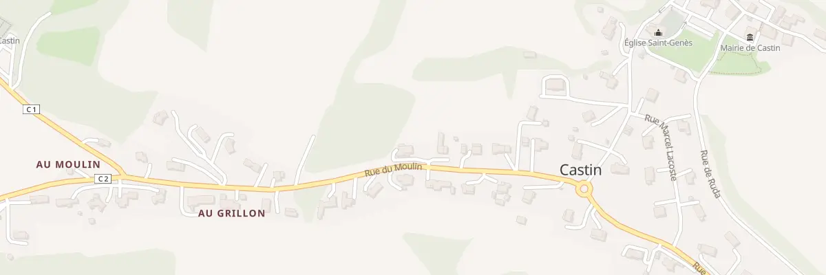 Plan du 26 Rue du Moulin à Castin