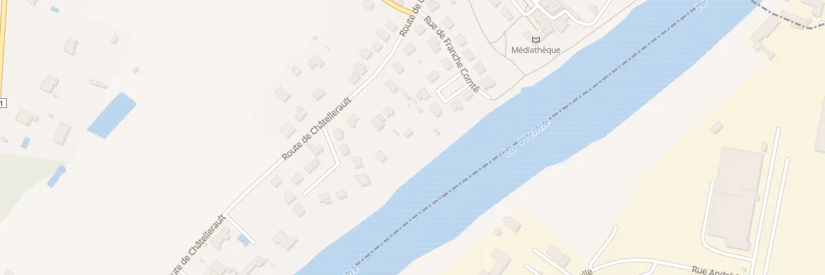 Plan du 9B Rte de Châtellerault à Antran
