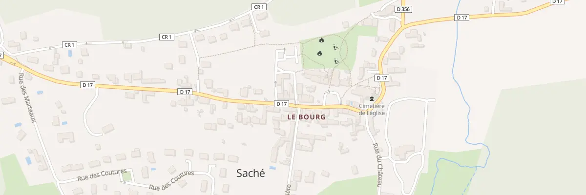Plan du 17 Rue Principale à Saché