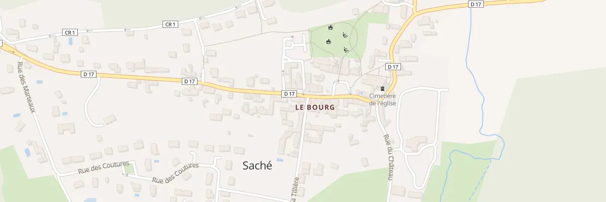Plan du 28 Rue Principale à Saché