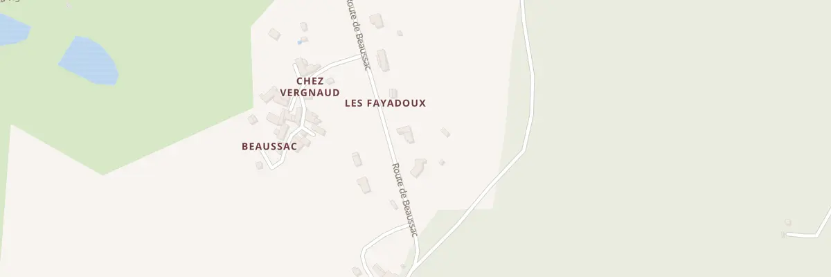 Plan du 5 Rte de Beaussac à Montembœuf