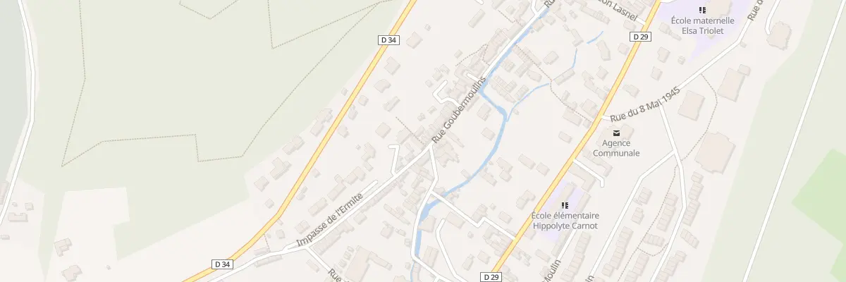 Plan du 3 Rue Goubermoulins à Lillebonne