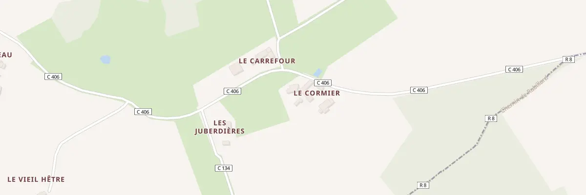 Plan du 1 Le Cormier au Breil-sur-Mérize