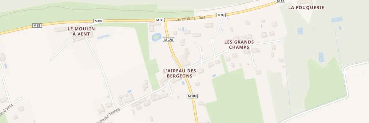 Plan du 1 Rte de Savonnières à Berthenay