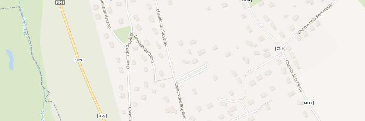 Plan du 742 Che des Bruyères à Campigny