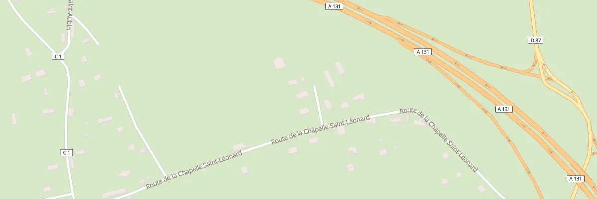 Plan du 541 Rte de la Chapelle St Leonard à Saint-Aubin-sur-Quillebeuf