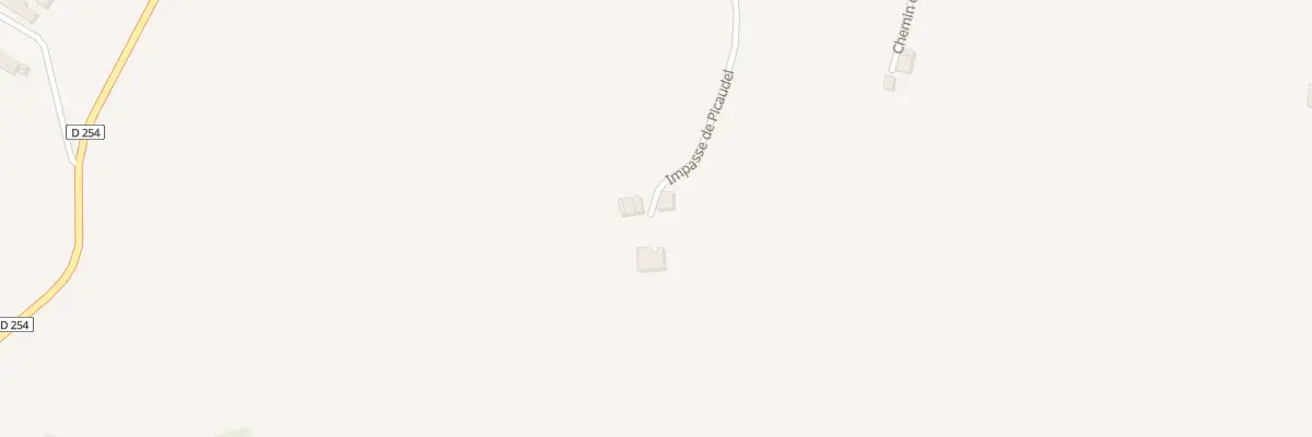 Plan du 250 Imp de Picaudel à Sérignac-Péboudou