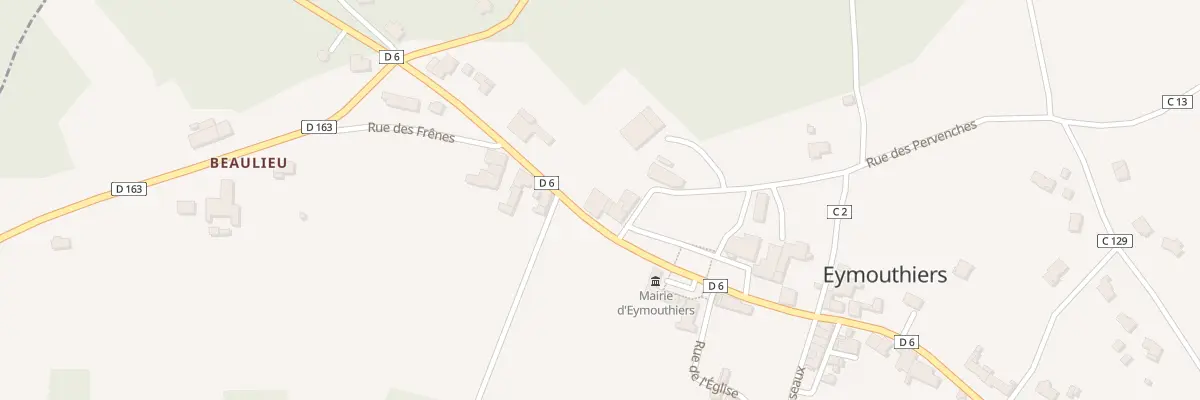 Plan du 227 Rte de Piégut à Eymouthiers